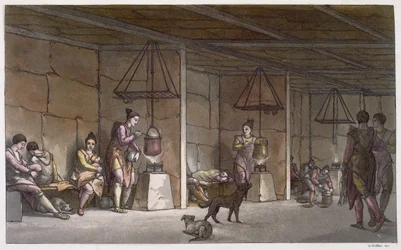 Casa de ahumado en Groenlandia